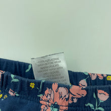 Load image into Gallery viewer, Girls Target, stretchy floral leggings / bottoms, EUC, size 0000,  