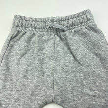 Load image into Gallery viewer, unisex Baby Berry, grey fleece lined track / sweat pants, elasticated, EUC, size 0,  