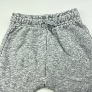 unisex Baby Berry, grey fleece lined track / sweat pants, elasticated, EUC, size 0,  