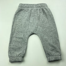 Load image into Gallery viewer, unisex Baby Berry, grey fleece lined track / sweat pants, elasticated, EUC, size 0,  