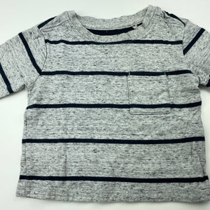 Boys Anko, soft feel cotton long sleeve top, GUC, size 1,  