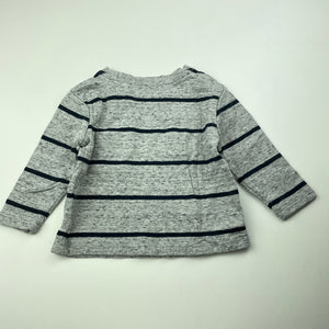 Boys Anko, soft feel cotton long sleeve top, GUC, size 1,  