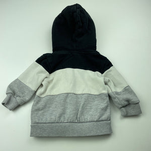 Boys Baby Berry, fleece lined zip hoodie sweater, FUC, size 0,  