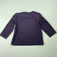 Load image into Gallery viewer, Girls Run Scotty Run, purple stretchy long sleeve top, GUC, size 0,  