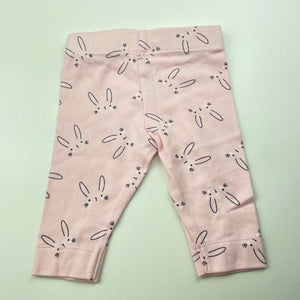 Girls Anko, cotton leggings / bottoms, rabbits, EUC, size 0000,  