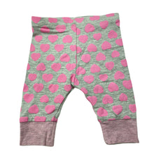 Load image into Gallery viewer, Girls Target, pink &amp; grey organic cotton blend leggings / bottoms, EUC, size 0000,  