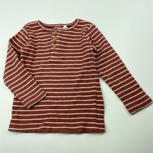 Load image into Gallery viewer, Boys Dymples, organic cotton blend long sleeve henley top, FUC, size 0,  