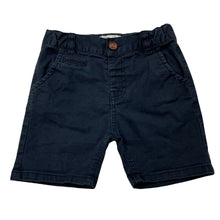 Load image into Gallery viewer, Boys Blue Sky, navy stretch cotton shorts, adjustable, FUC, size 1,  