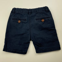 Load image into Gallery viewer, Boys Blue Sky, navy stretch cotton shorts, adjustable, FUC, size 1,  