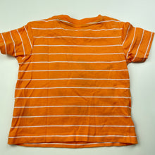 Load image into Gallery viewer, Boys Dymples, orange cotton t-shirt / top, dinosaur, EUC, size 0,  