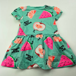 Girls Bonds, stretchy romper dress, ants, EUC, size 00, L: 35cm