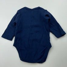 Load image into Gallery viewer, Girls Ollies Place, navy cotton bodysuit / romper, EUC, size 0000,  