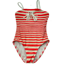 Load image into Gallery viewer, Girls Target, striped swim one-piece, FUC, size 1,  