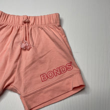 Load image into Gallery viewer, Girls Bonds, soft stretchy shorts, elasticated, EUC, size 000,  