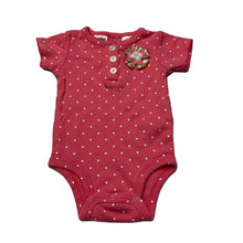 Load image into Gallery viewer, Girls Carters, pink cotton bodysuit / romper, GUC, size 0000,  