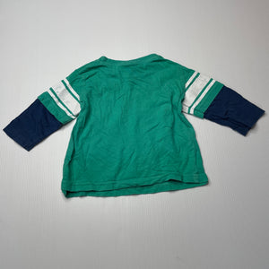 Boys Mango, cotton long sleeve t-shirt / top, FUC, size 0,  