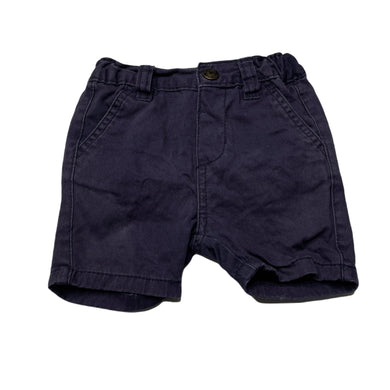 Boys Littte Rebel, blue cotton shorts, adjustable, FUC, size 0,  