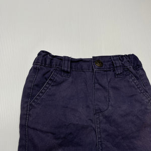Boys Littte Rebel, blue cotton shorts, adjustable, FUC, size 0,  