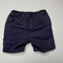 Load image into Gallery viewer, Boys Littte Rebel, blue cotton shorts, adjustable, FUC, size 0,  