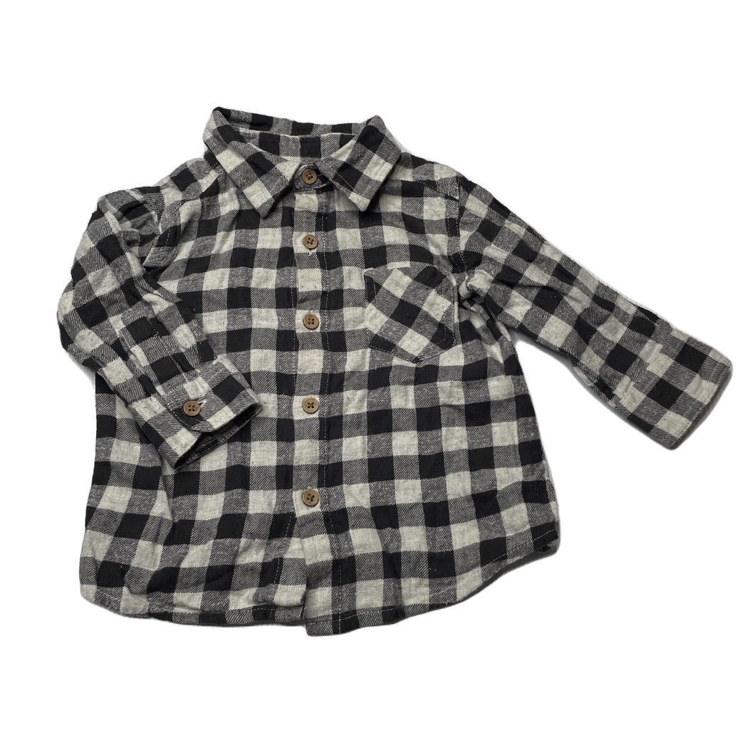 Boys Anko, checked long sleeve shirt, FUC, size 0,  