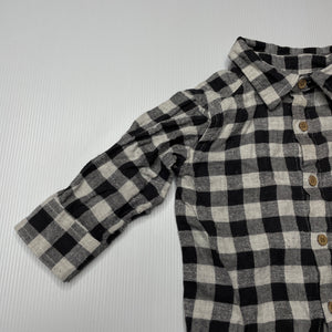 Boys Anko, checked long sleeve shirt, FUC, size 0,  