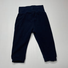 Load image into Gallery viewer, unisex H&amp;M, navy lightweight fleece pants / bottoms, GUC, size 0,  