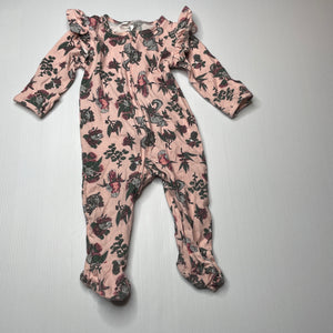 Girls Dymples, stretchy zip coverall / romper, GUC, size 00,  