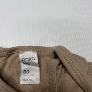 unisex Anko, cotton bodysuit / romper, koalas, GUC, size 00,  