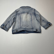 Load image into Gallery viewer, unisex Cotton On, lightweight stretch denim jacket, poppers, FUC, size 1,  