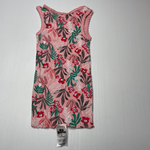 Load image into Gallery viewer, Girls Big Softies, pink floral cotton singlet top, EUC, size 0,  