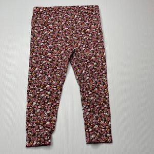 Girls Carters, floral cotton leggings / bottoms, EUC, size 12 months,  