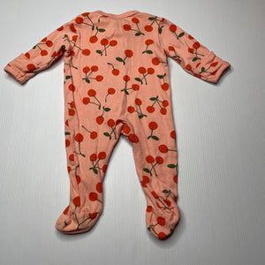 Girls Baby Berry, cotton zip coverall / romper, EUC, size 0000,  