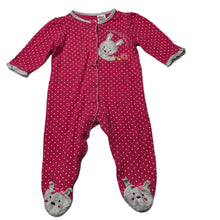 Load image into Gallery viewer, Girls cotton, coverall / romper, rabbit, GUC, size 0,  