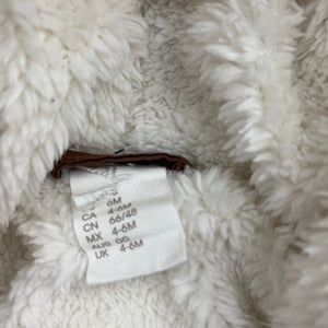 unisex H&M, fleece lined winter coverall / pram suit, EUC, size 00,  