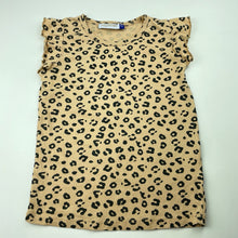 Load image into Gallery viewer, Girls Lily &amp; Dan, animal print cotton t-shirt / top, GUC, size 6,  