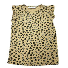 Load image into Gallery viewer, Girls Lily &amp; Dan, animal print cotton t-shirt / top, GUC, size 6,  