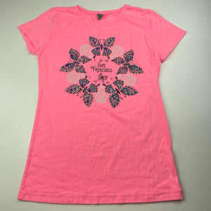 Girls Next Level, soft feel t-shirt / top, butterflies, GUC, size 10-12,  