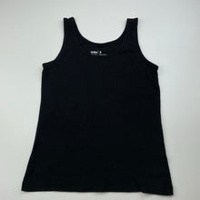 Load image into Gallery viewer, Girls Anko, black cotton singlet / tank top, GUC, size 8,  