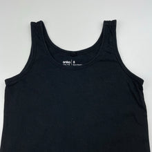 Load image into Gallery viewer, Girls Anko, black cotton singlet / tank top, GUC, size 8,  