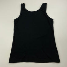 Load image into Gallery viewer, Girls Anko, black cotton singlet / tank top, GUC, size 8,  