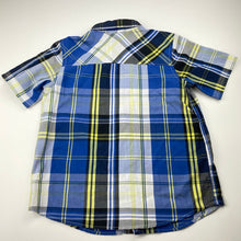 Load image into Gallery viewer, Boys TONY HAWK, checked lightweight short sleeve shirt, EUC, size 7,  