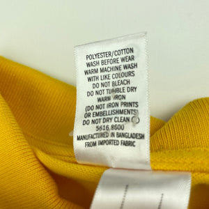 unisex Target, yellow / gold school polo shirt top, EUC, size 10,  