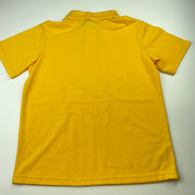 Load image into Gallery viewer, unisex Target, yellow / gold school polo shirt top, EUC, size 10,  