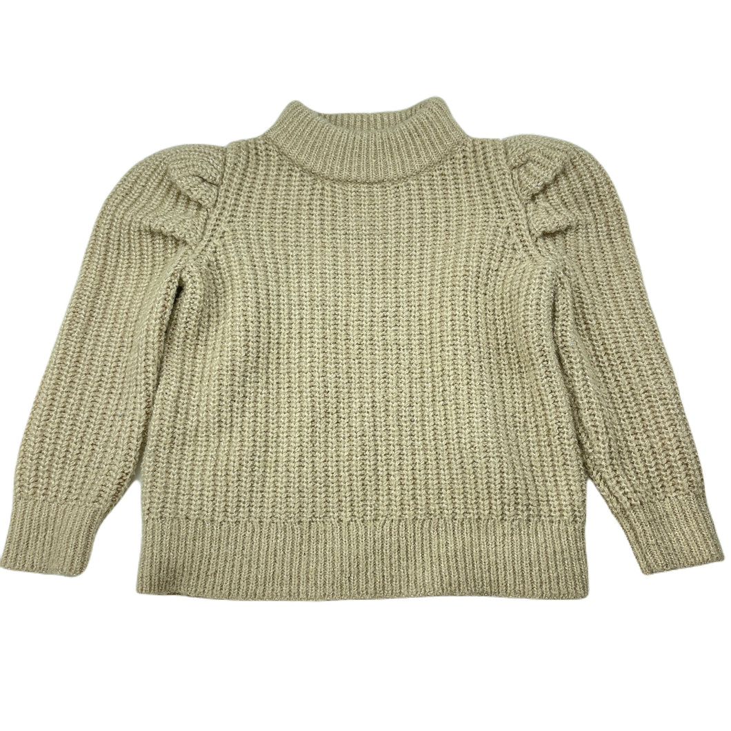 Girls Seed, metallic knit sweater / jumper, GUC, size 2,  