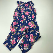 Load image into Gallery viewer, Girls Carters, lightweight floral jumpsuit, GUC, size 3,  