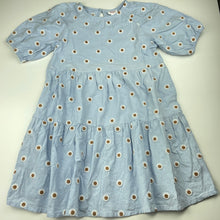 Load image into Gallery viewer, Girls Seed, embroidered cotton short sleeve dress, GUC, size 9, L: 66cm