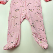 Load image into Gallery viewer, Girls Gerber, cotton zip coverall / romper, FUC, size 0,  