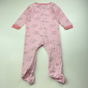 Girls Gerber, cotton zip coverall / romper, FUC, size 0,  