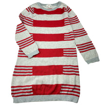 Load image into Gallery viewer, Girls Seed, knitted cotton long sleeve dress, GUC, size 5-6, L: 58cm