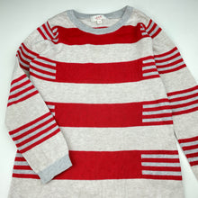 Load image into Gallery viewer, Girls Seed, knitted cotton long sleeve dress, GUC, size 5-6, L: 58cm